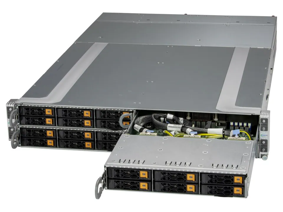 NTS Elite APEX 2U GrandTwin AMD EPYC High-Density Server
